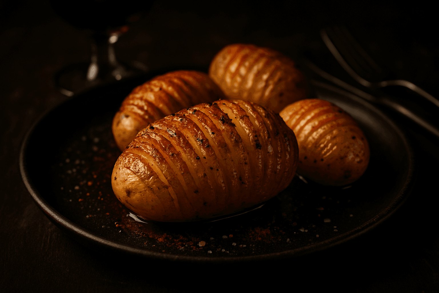 Hasselbackpoteter